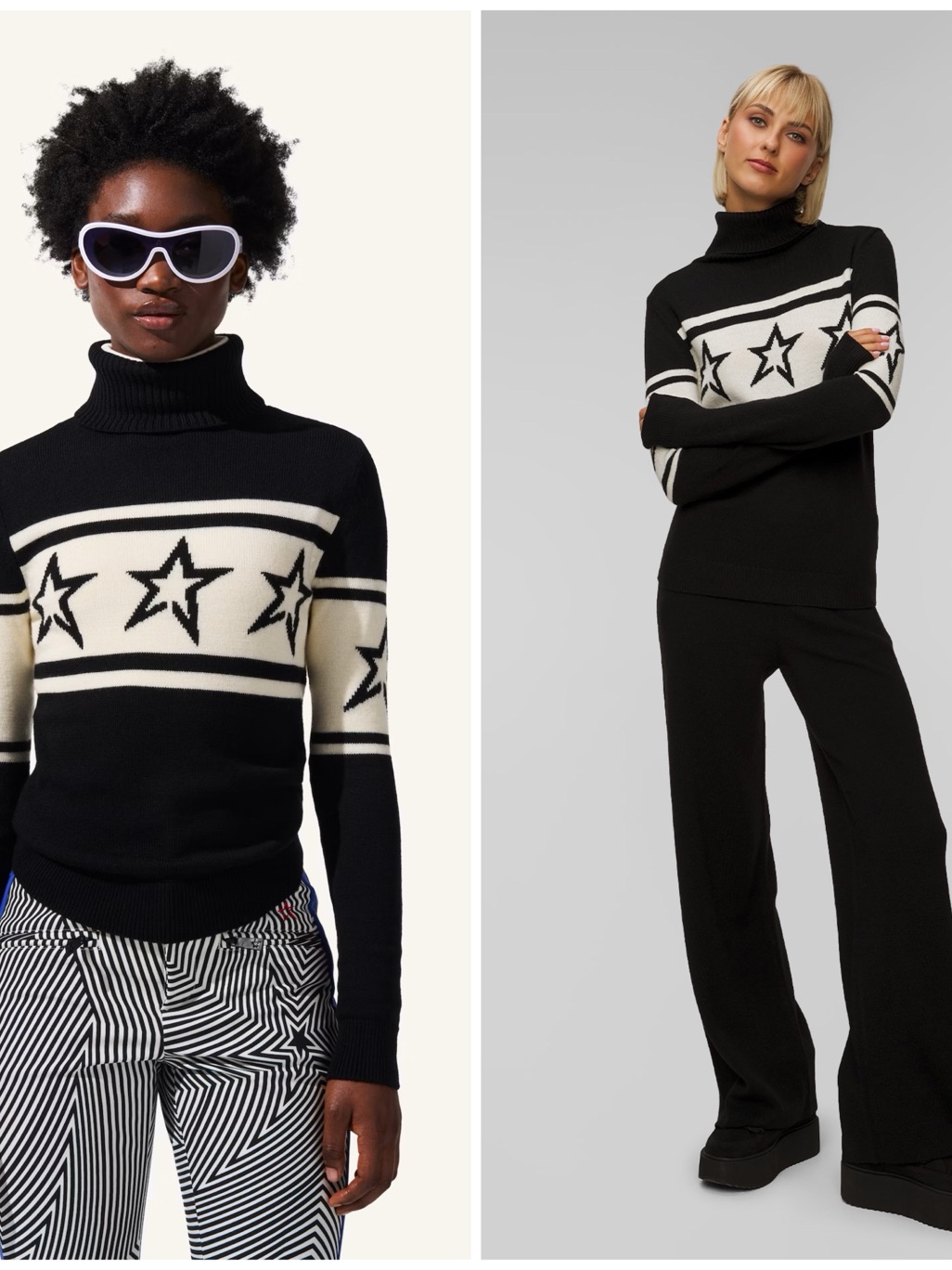 Nwt Perfect Moment Chopper Merino Wool Turtleneck Sweater Ski Size Women’s S